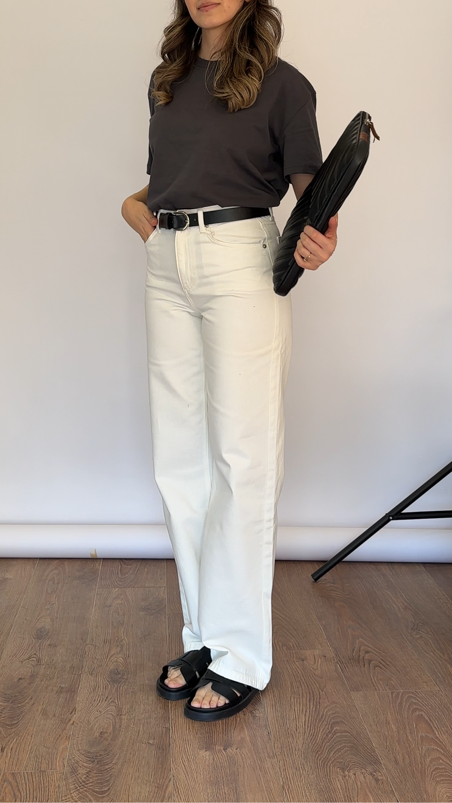 Nakd Beyaz Wide Leg Jean