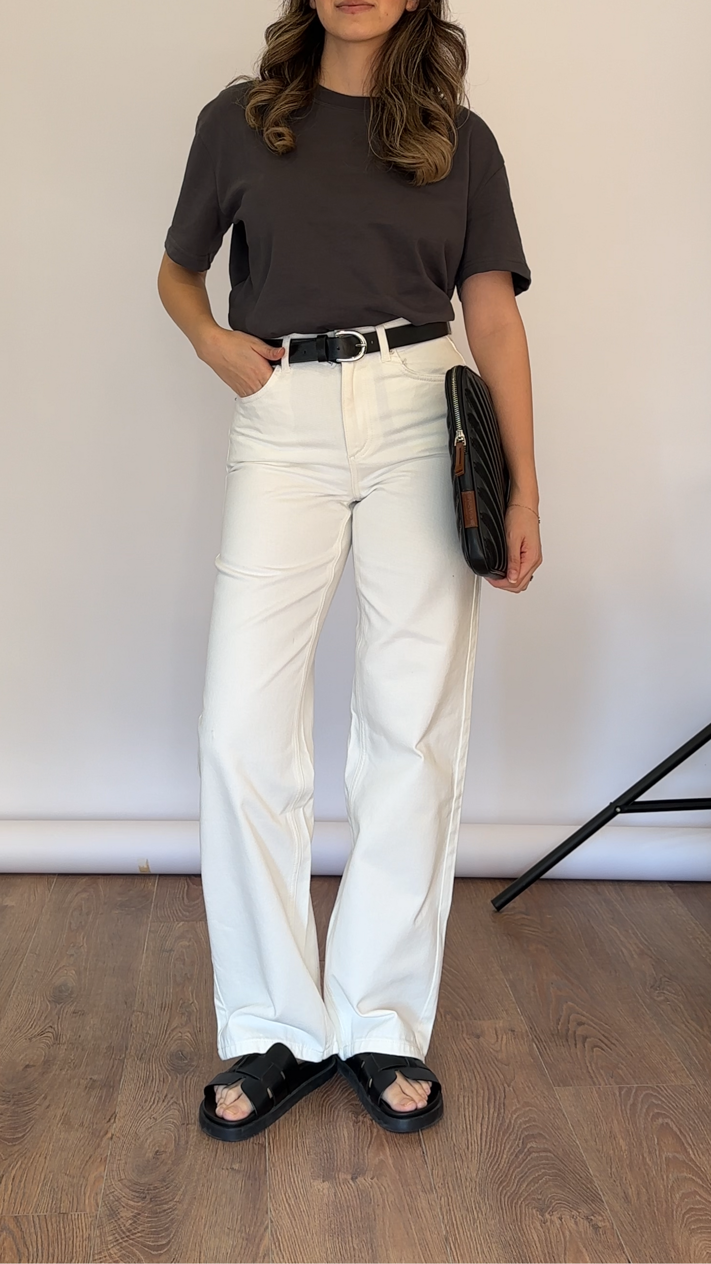 Nakd Beyaz Wide Leg Jean